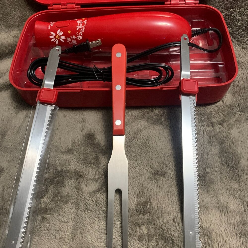 TEMPTATIONS ELECTRIC KNIFE (STORAGE CASE INCLUDED)
